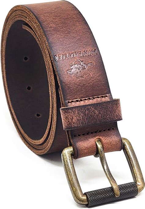 Buy Winchester Buffalo Leather Belts for Men Heavy Duty One Piece ...