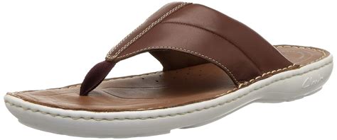 Clarks Men British Tan Leather Sandals-10 UK/India (44.5 EU ...
