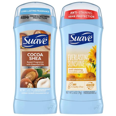 Amazon.com : Suave Deodorant Antiperspirant for Women, Variety Pack ...