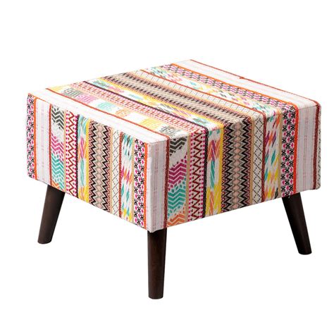 Buy Multicolor Wooden Bench Online in India - Nestroots