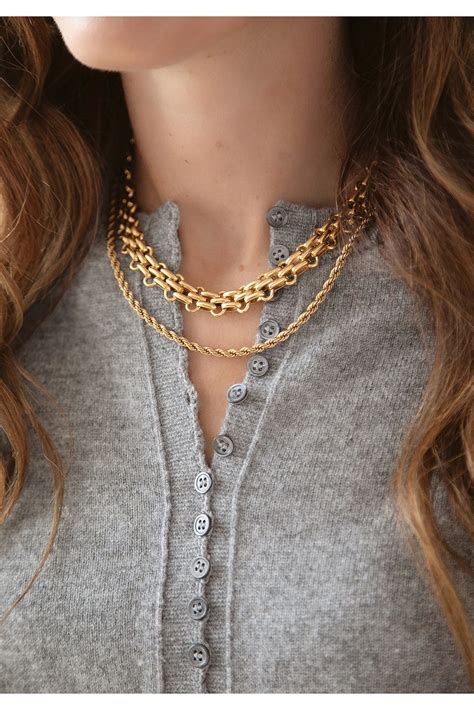 Brinker + Eliza End Game Choker in Gold | REVOLVE