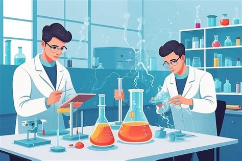 Students conducting experiments on the properties of superconductors ...