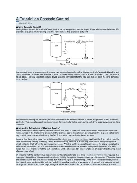 Image result for Cascade Control Process in Advanced Control Process