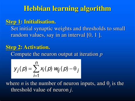 Image result for Hebb Learning Algorithm