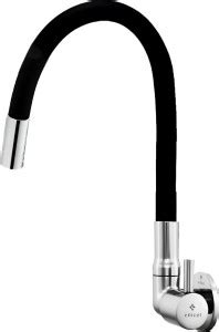 ENICET rass Swan Neck Piller Cock with Wall Flange & Flexible Spout ...