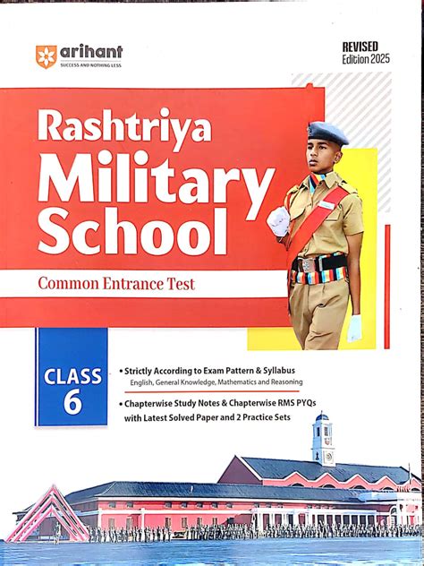 Study Guide for Rashtriya Military School Common Entrance Test Class 6 ...
