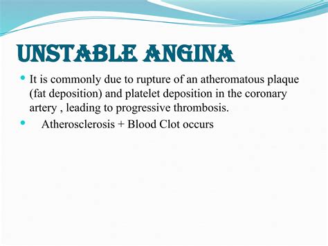 Anti-anginal drugs, pathophysiology, their mechanism of action and adverse effects | PPTX