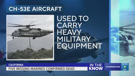 Marine helicopter crash: 5 on board confirmed dead | wtsp.com