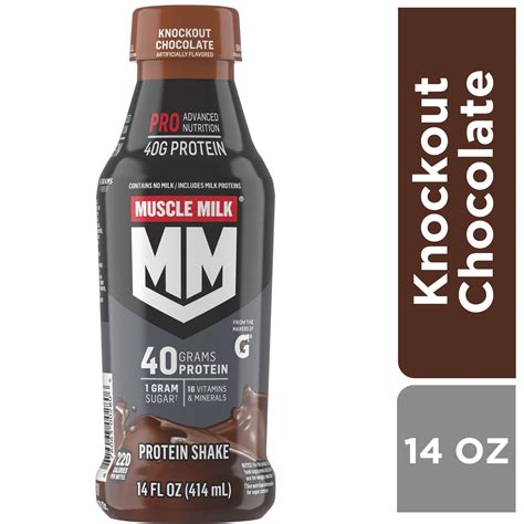 Muscle Milk Pro Advanced Nutrition Knockout Chocolate Protein Shake 2 ...