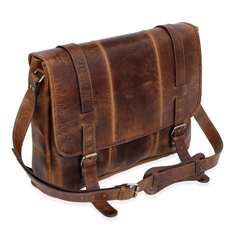 Farm Tan Leather Satchel Messenger Bags | The Leather Farm
