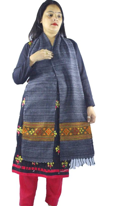 kullu wool muffler: Handmade Eco-Friendly Fashion - kullu wool muffler