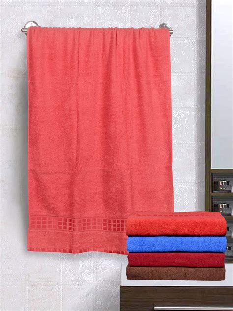 Kridhay Natura Life Cotton Made Dollar Design Towel of 380 GSM for Bath ...