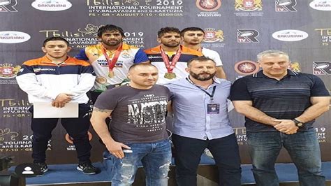 Bajrang Punia wins gold at Tbilisi, Vinesh Phogat in final at Medved ...