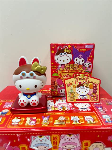 Sanrio Characters Vinly Figure Lucky Box | Series A Hello Kitty Inukor ...