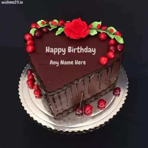 Classic Birthday Cake For Girl With Name