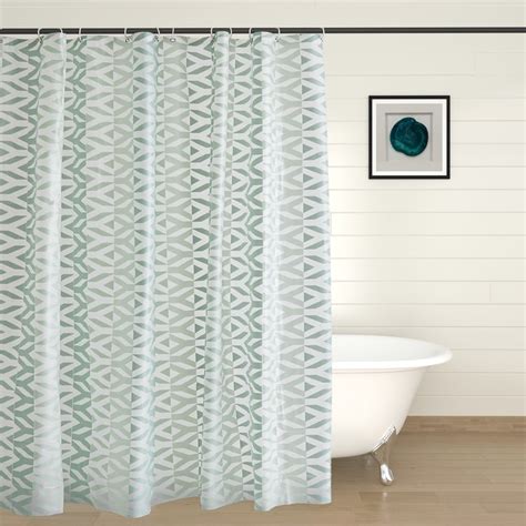 Buy Richmond Coral Printed Shower Curtain with Hooks - 200x180cm from ...