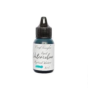 Craftangles Liquid Watercolor (15 Ml) - Mystical Waters (Teal Colour ...