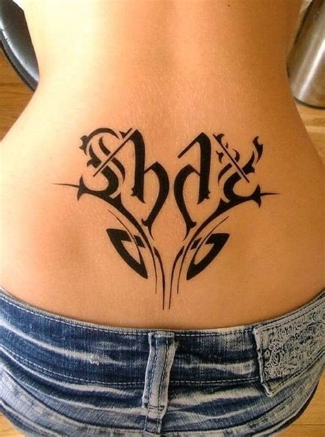 tattoo ideas on lower back