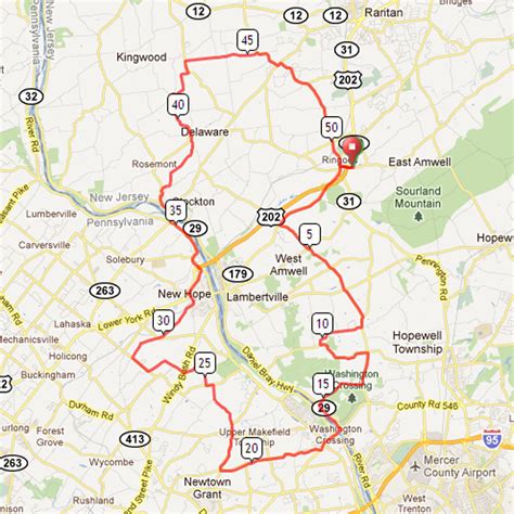 Ringoes New Jersey Map at Cathy Remington blog