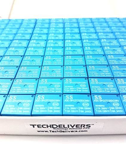 TECHDELIVERS® 25Pcs 6V PCB Mount Sugar Cube SPDT Relay Works on 5V IO ...