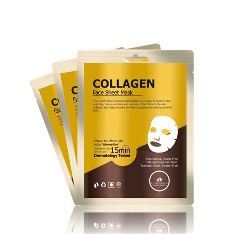 Cosderma Collagen Face Sheet Mask | Anti-Aging & Hydrating Mask – COSDERMA