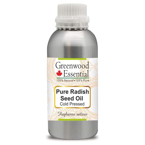 Buy Greenwood Essential Pure Radish Seed Oil (Raphanus sativus) | Cold ...