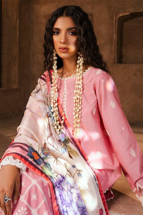 Zellbury Chikankari Pink Lawn Suit D-0825 | Pakistani Dress – YourLibaas