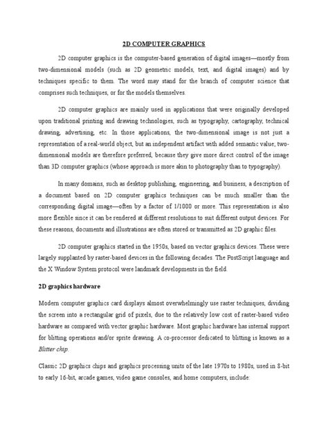 Image result for 2D Computer Graphics