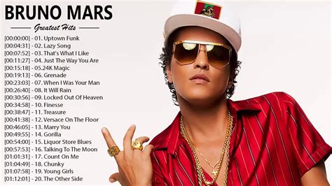 Bruno Mars Greatest Hits | Bruno Mars Mix | Bruno Mars Best Of Playlist ...