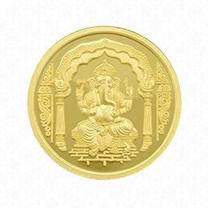 P N Gadgil & Sons Ltd Gold 24 ct (995) Ganpati Coin (1grams) (Gold ...