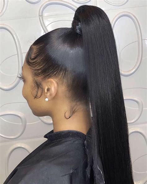 c ' 👳🏽‍♀️ @6cappin_g ! follow me. | High ponytail hairstyles, Sleek ...