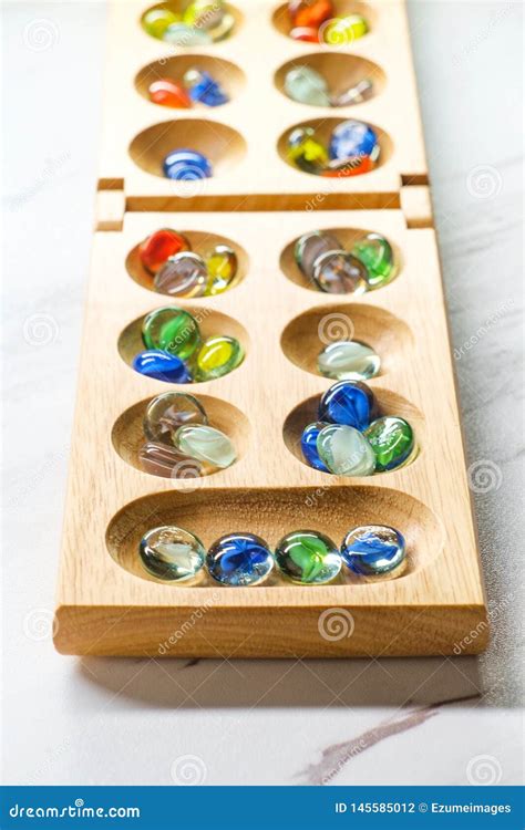 Mancala Board Game stock photo. Image of playing, congklak - 145585012