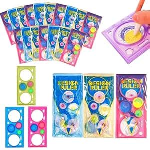 SWADEC Spiral Spirograph Geometric Design Ruler As Birthday Return Gift ...