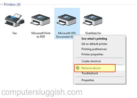 Image result for Remove Printer From Computer