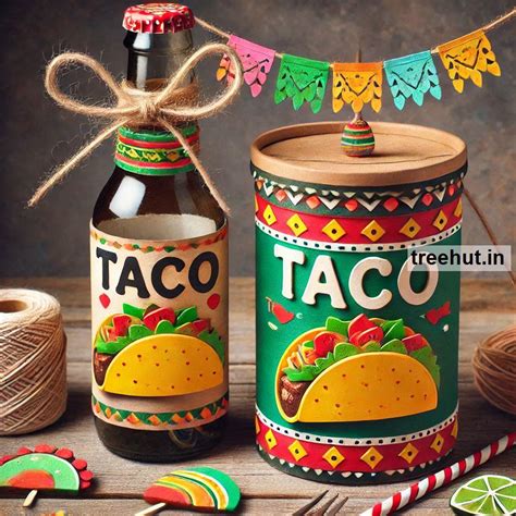 Taco Bottle Decoration Ideas, Bottle Craft Ideas
