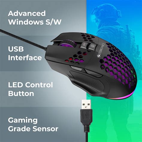 Zebronics Crosshair Premium gaming mouse