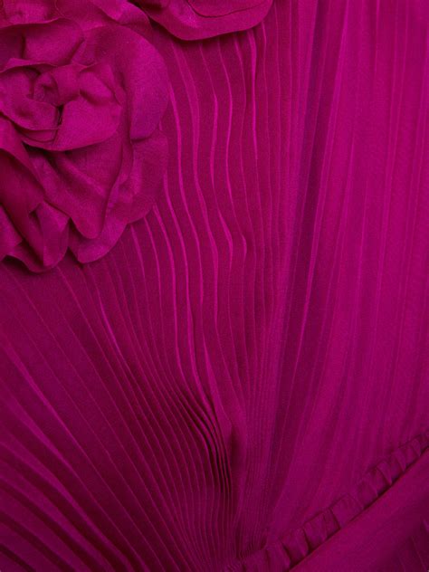 Phase Eight Collection 8 Minnie One Shoulder Pleated Maxi Dress, Magenta