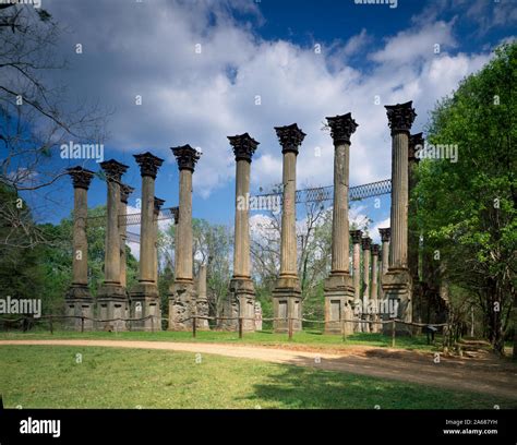 Windsor Mansion ruins, Port Gibson, Mississippi Stock Photo - Alamy
