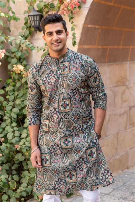 Festive Long Kurta For Men – Shasak