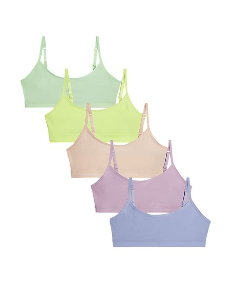 Buy 5pk Cotton Rich Crop Tops (6-16 Yrs) at Marks & Spencer