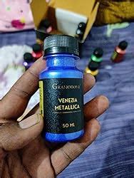 GRANOTONE Venezia Metallic Acrylic Paint - 50ml, 12 Shades, Non-Fading ...