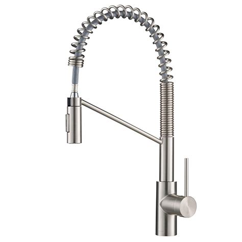 Buy KrausKPF-2631SFS Oletto Single Handle Commercial Kitchen Faucet, 21 ...