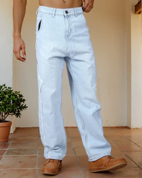 Buy Ice Blue Jeans for Men by Shein Online | sheinindia.in