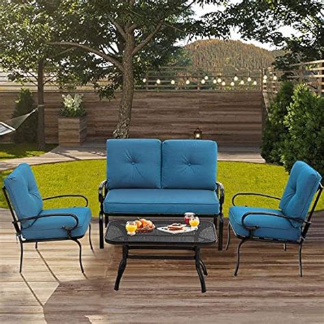 Oakmont 5Pcs Outdoor Furniture Patio Conversation India | Ubuy