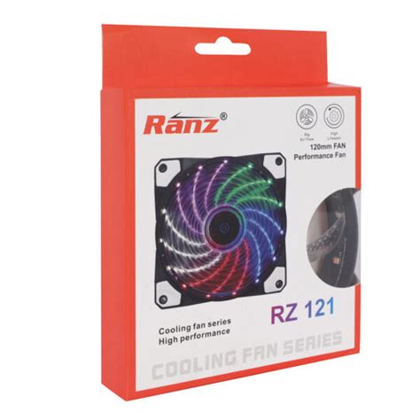 Ranz 120mm RGB fan Silent RGB Light Computer Cooling Fans – DYNAMICx
