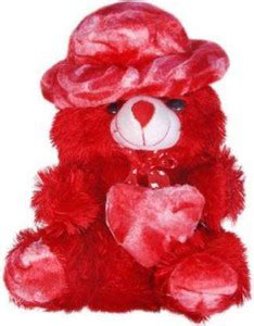 ZOZO Cap Teddy Bear - 32 cm (Red) - 23 cm - Cap Teddy Bear - 32 cm (Red ...