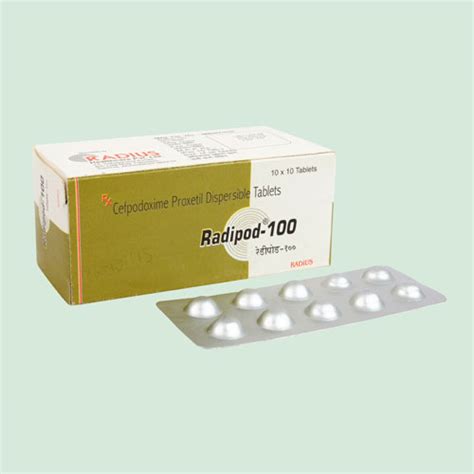 Radipod-100 Tablets Radius Healthcare Pvt. Ltd.