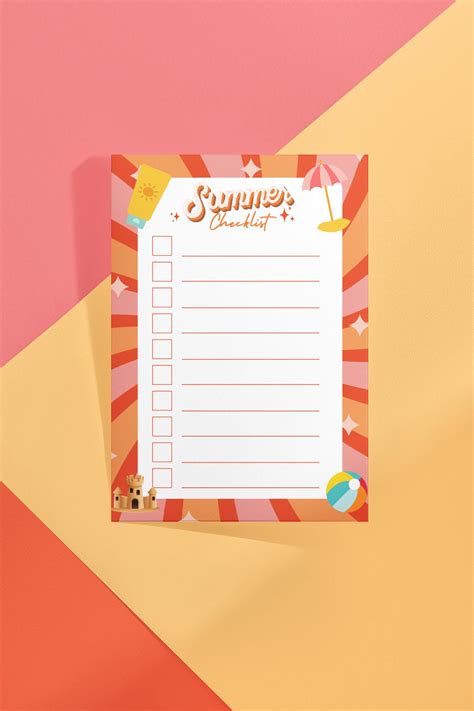 Summer Fun Checklist 的图像结果