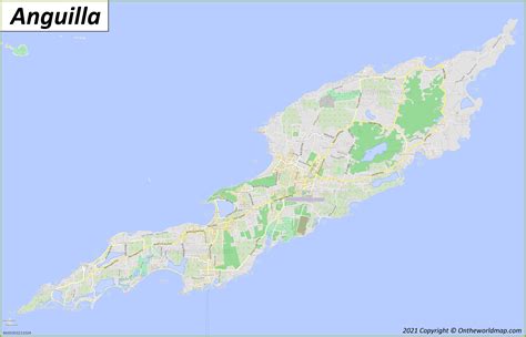 Anguilla Map | United Kingdom | Detailed Maps of Anguilla Island