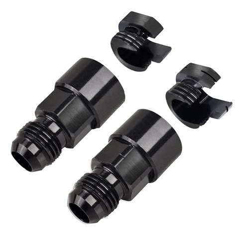 Buy EFI Fuel Line Fittings,6AN Push-Lock Fittings Push-Fit Male to 3/8 ...